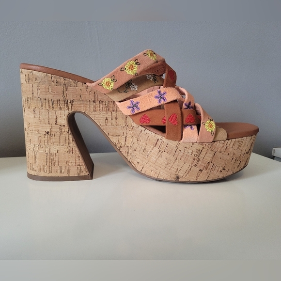 Free People Lisbon Platform Mules, BNWT, Size 41 - Picture 5 of 10